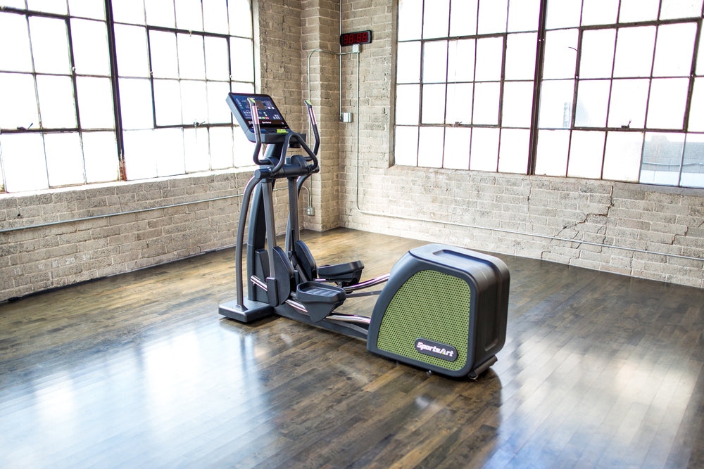 SportsArt – G876 status ECO-POWR elliptical front-drive commercial elliptical with Self-powered Technology.