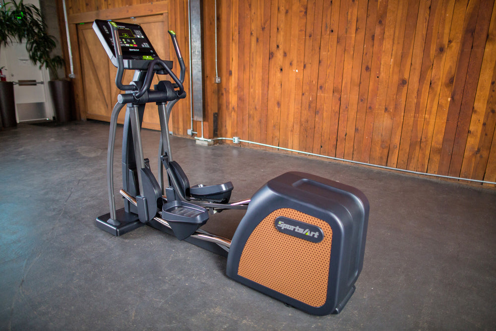 SportsArt - Full Commercial E876 Status ECO-NATURAL Elliptical With Self-Powered Operation And Performance Versatility