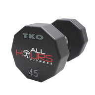 Custom Ten Sided Urethane Dumbbell(5-50IB Set)