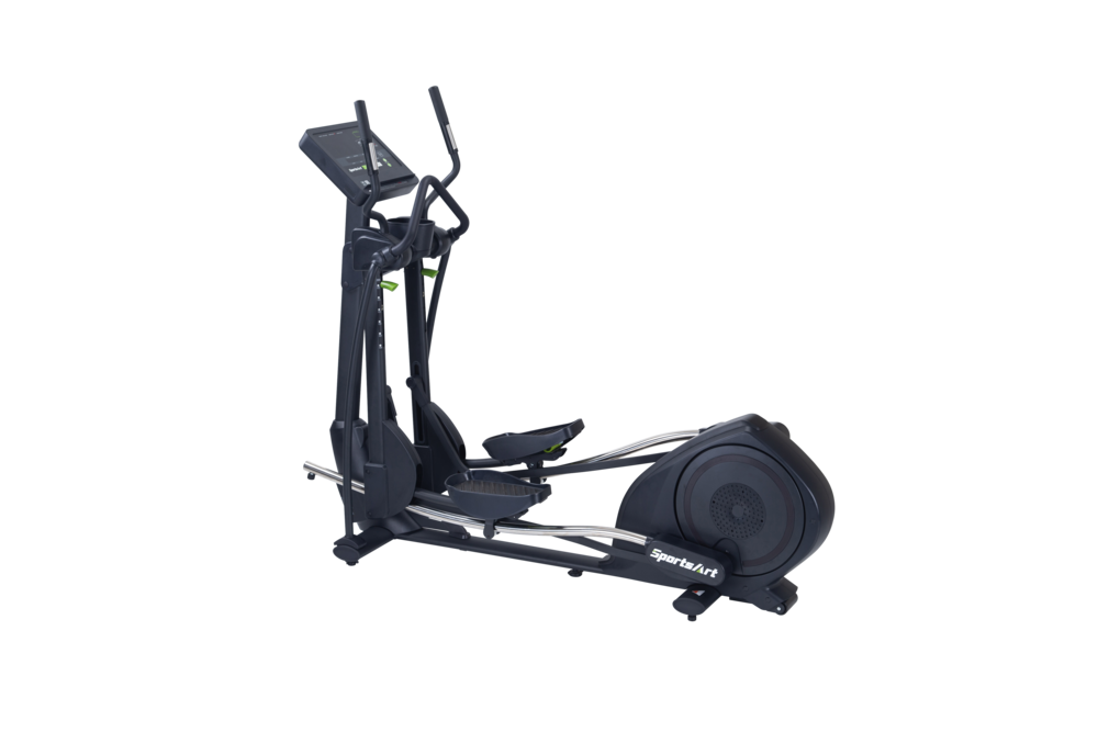 SportsArt E865 Essentials ECO-NATURAL Elliptical with Self-Powered Design, Fixed Stride, and Full-Body Low-Impact Motion