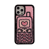 Towel Embroidered Cell Phone Shell