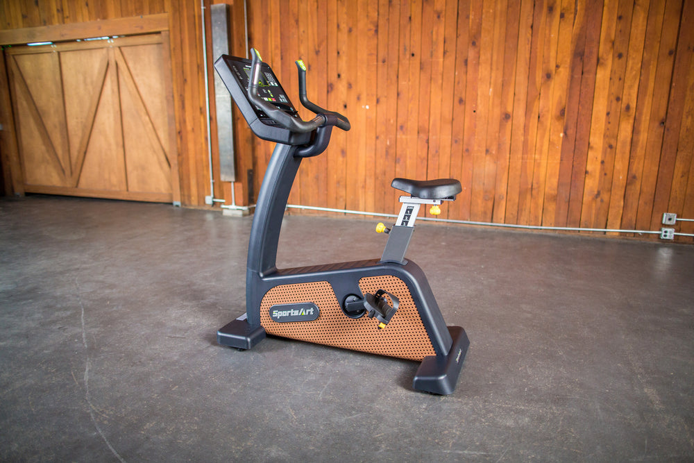 SportsArt C576U Upright Cycle – Self-Powered Commercial Upright Bike with Enhanced Comfort and Durability
