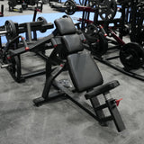 Excel Leverage Incline Pec Fly - Muscle D Fitness - Plate Loaded Chest - Piston Assisted Seat Adjustment