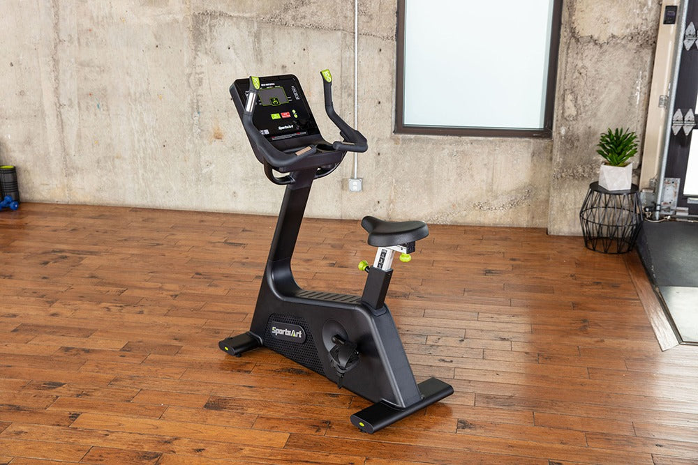 SportsArt C574U Upright Cycle – Commercial Self-Powered Upright Bike with Enhanced Comfort and Durability