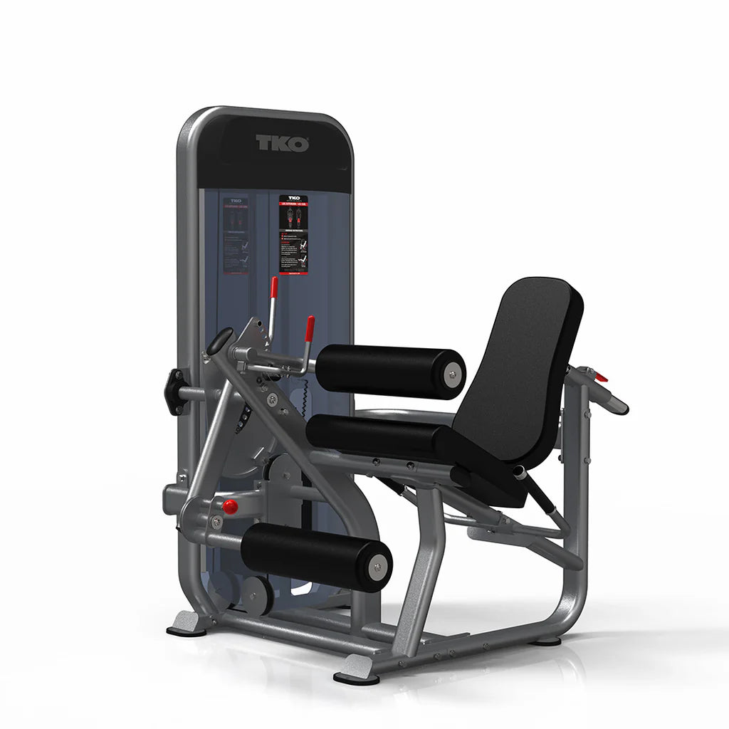 TKO Achieve Dual Leg Extension / Leg Curl – Compact Dual-Function Lower-Body Trainer with 6-Position Back Pad & 170 lb Stack