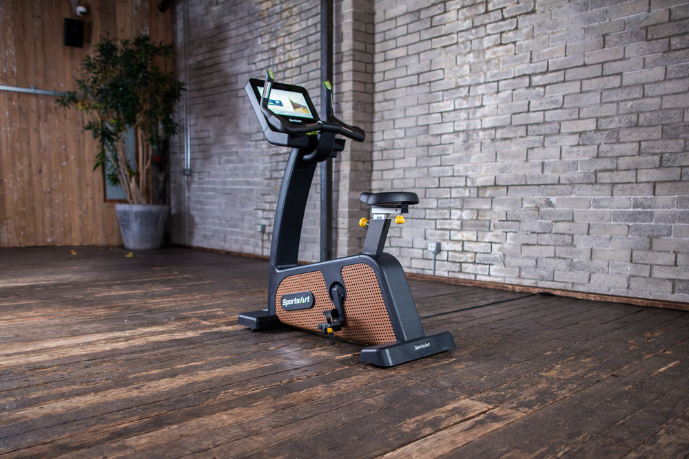 SportsArt C576U-16″ Status SENZA Upright Cycle with 16" Touchscreen