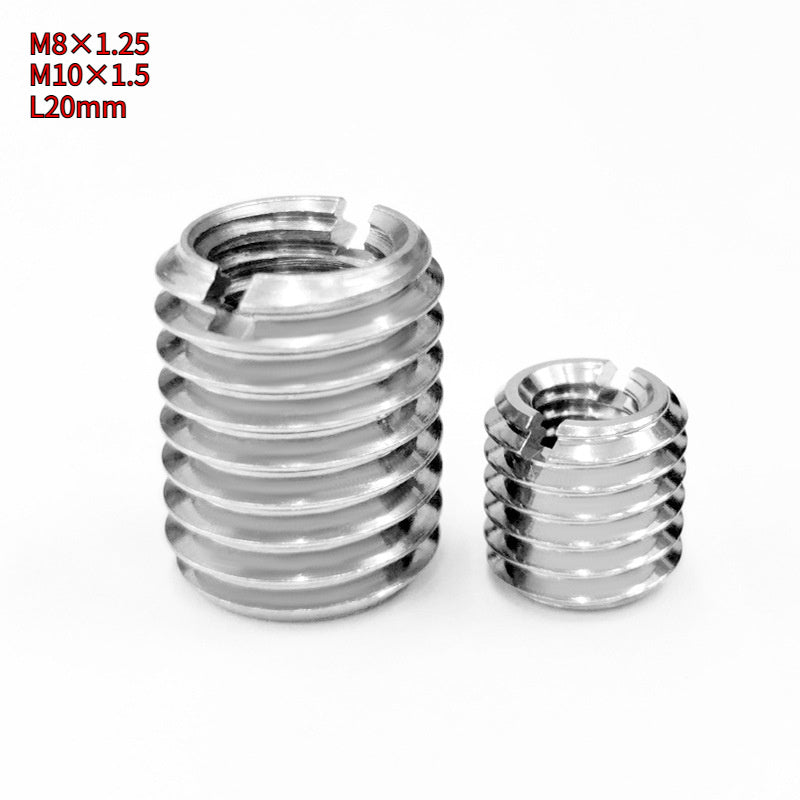 Stainless Steel Inner And Outer Tooth Nuts With Straight Grooves