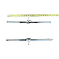 Rotating D-Handle Lat Bar Cable Attachment by Muscle D Fitness – 24"