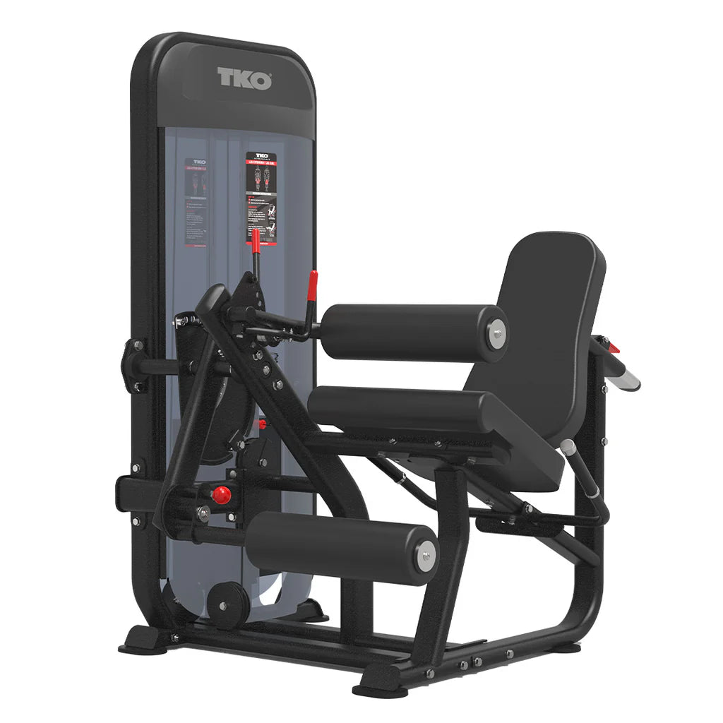 TKO Achieve Dual Leg Extension / Leg Curl – Compact Dual-Function Lower-Body Trainer with 6-Position Back Pad & 170 lb Stack