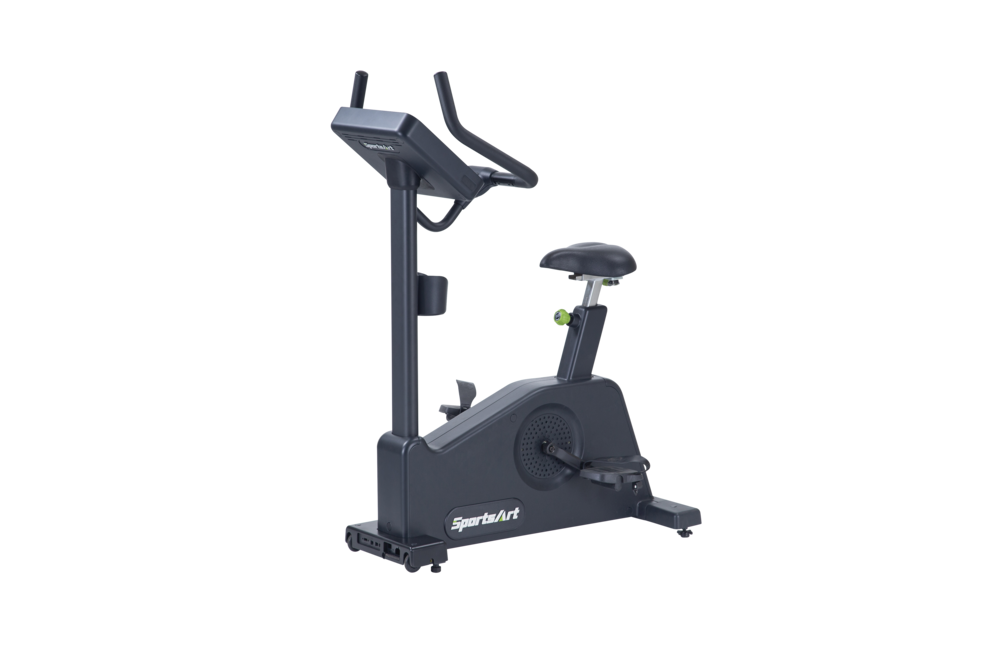 SportsArt C565U Upright Cycle – Light Commercial Upright Bike with Advanced Comfort and Self-Powered Design