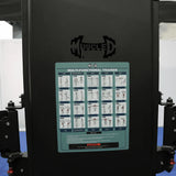 Megatron Multi-Functional Trainer - Muscle D Fitness - Selectorized Weight Adjustment - Adjustable Arms - Single Handle Attachments