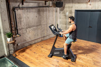SportsArt C574U-13″ Upright Cycle – Commercial Self-Powered Upright Bike with 13” Touchscreen Console