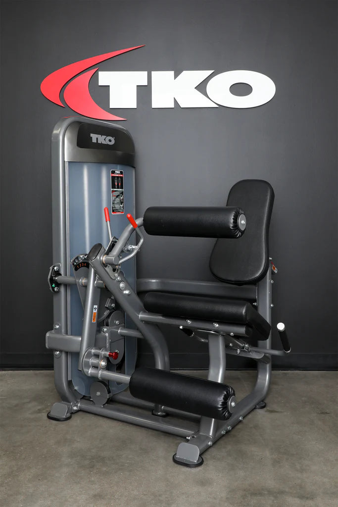 TKO Achieve Dual Leg Extension / Leg Curl – Compact Dual-Function Lower-Body Trainer with 6-Position Back Pad & 170 lb Stack