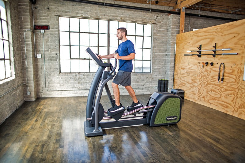 SportsArt – G876 status ECO-POWR elliptical front-drive commercial elliptical with Self-powered Technology.