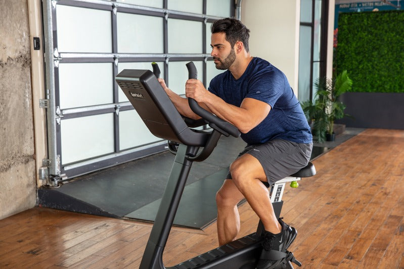 SportsArt C574U Upright Cycle – Commercial Self-Powered Upright Bike with Enhanced Comfort and Durability