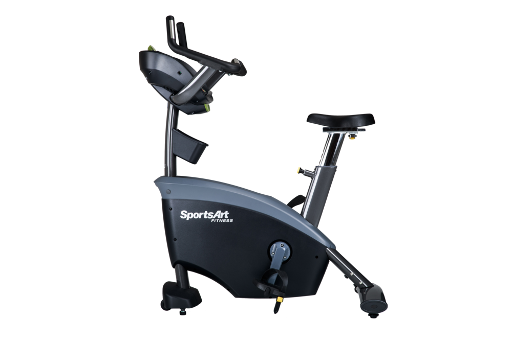 SportsArt C575U Upright Cycle – Full Commercial Upright Bike with Self-Powered Design and Comfort-Driven Engineering