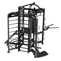 TKO Group Functional Studio – Compact Multi-Station Functional Rig with Combat, Rebounder, Stall Bars/TRX & Functional Zones