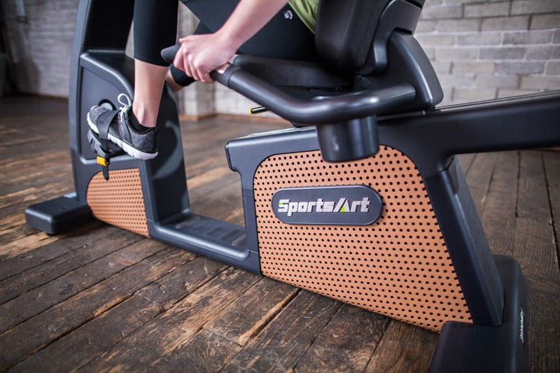 SportsArt C576R-16″ Status Recumbent Cycle – ECO-NATURAL with 16″ SENZA™ Touchscreen