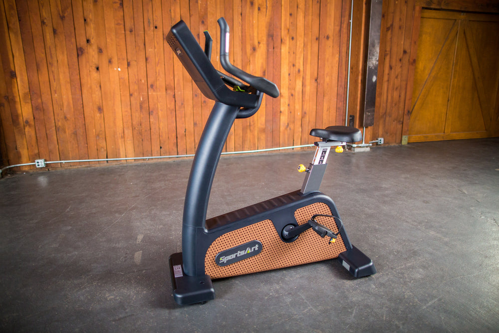 SportsArt C576U Upright Cycle – Self-Powered Commercial Upright Bike with Enhanced Comfort and Durability