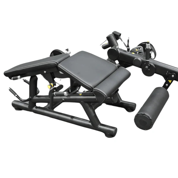 Pro Strength Leg Extension / Prone Leg Curl Combo - Muscle D Fitness - Plate Loaded Quad & Hamstring Machine