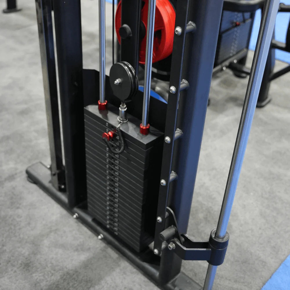 Muscle D Fitness Dual Adjustable Pulley Smith Combo – Full Body Trainer