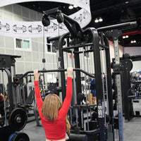 4 Stack Megatron Deluxe Jungle Gym - Muscle D Fitness - Commercial Lat Pull, Low Row, Adj. Hi/Low Pulleys