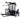 4 Stack Megatron Compact Multi-Gym - Muscle D Fitness - Space Saving - Leg Extension & Curl, Lat Pull, Low Row, Multi-Press