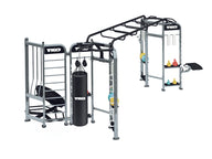 TKO Stretching + Boxing + Rebounder Station – Multi-Station Functional Trainer with Combat & Flex Zones