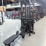 4 Stack Megatron Standard Jungle Gym - 2 Colors - Muscle D Fitness - Low Row, Lat Pulldown, Single Handle Hi/low Pulley, Double Hi/Low Pulley