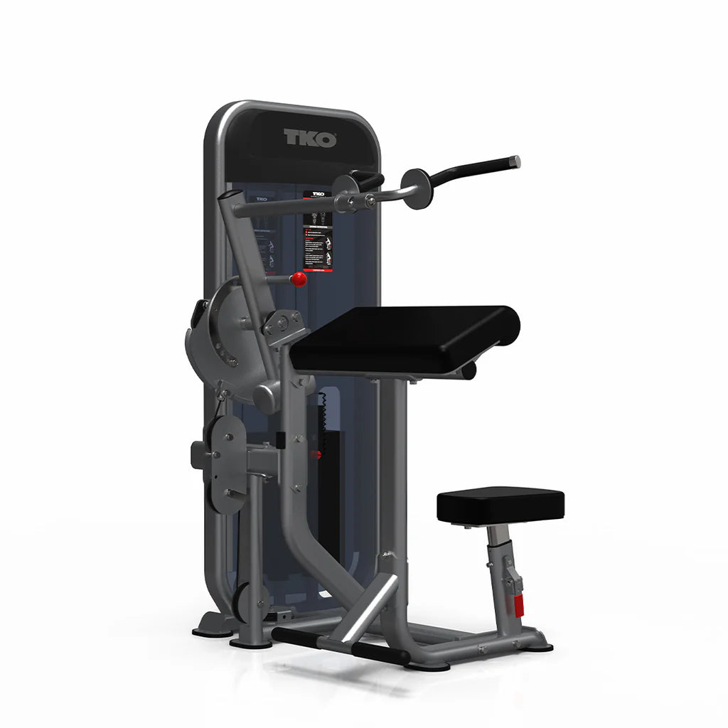 TKO Achieve Dual Bicep Curl / Tricep Extension – Compact Dual-Function Arm Trainer with 170 lb Stack
