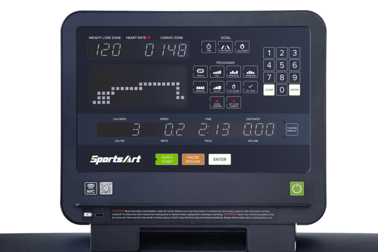 SportsArt T665 Treadmill – Premium Commercial Treadmill with 19” Touchscreen and Maximum Comfort