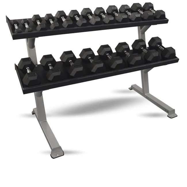 69" 2-Tier Dumbbell Rack