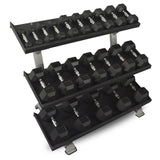 54″ 3-Tier Dumbbell Rack