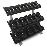 54″ 3-Tier Dumbbell Rack