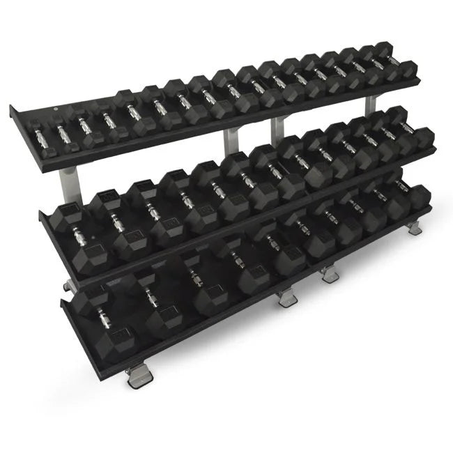 108" 3-Tier Dumbbell Rack System