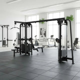 5 Stack Megatron Standard Jungle Gym 2 Colors - Muscle D Fitness - Sturdy Commercial-Grade, Lat Pull, Low Row, Functional Column