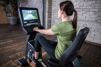 SportsArt C576R-16″ Status Recumbent Cycle – ECO-NATURAL with 16″ SENZA™ Touchscreen