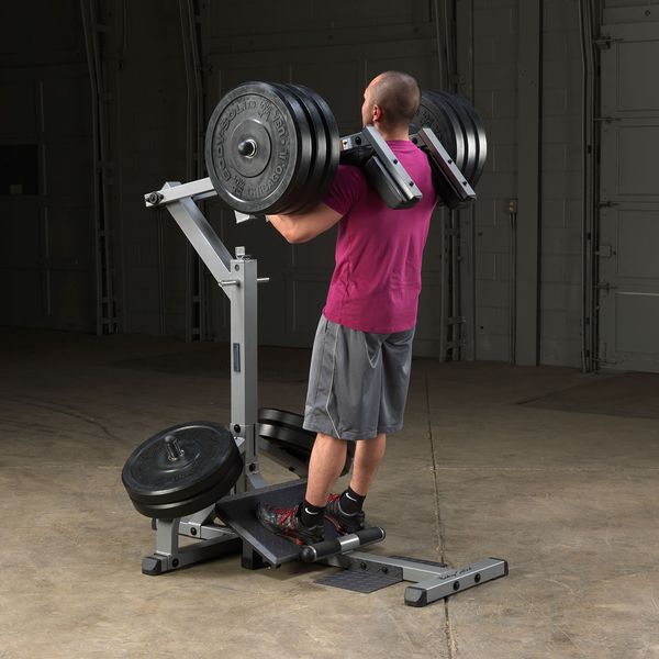 Body-Solid Leverage Squat & Calf Raise Machine