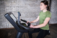 SportsArt C576U-16″ Status SENZA Upright Cycle with 16" Touchscreen