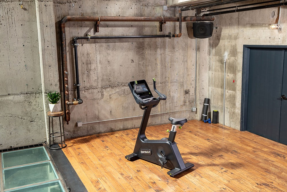 SportsArt C574U-13″ Upright Cycle – Commercial Self-Powered Upright Bike with 13” Touchscreen Console