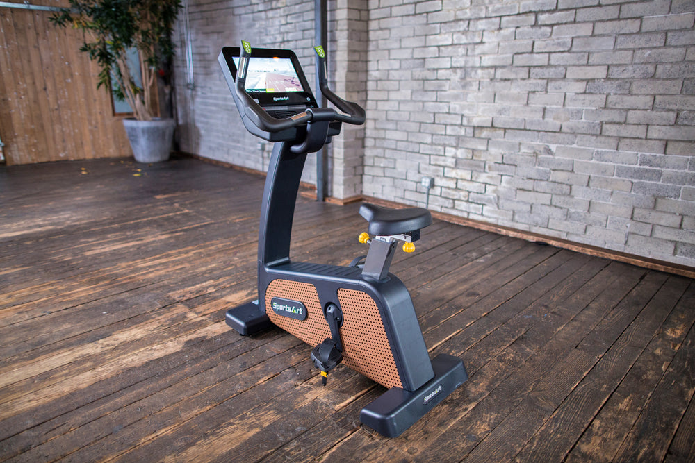 SportsArt C576U-16″ Status SENZA Upright Cycle with 16" Touchscreen
