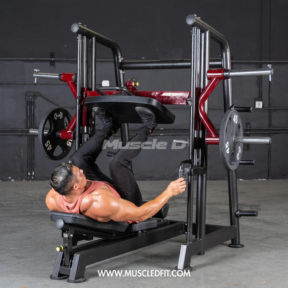 Power Leverage V2 Vertical Leg Press by Muscle D Fitness | Commercial Gym