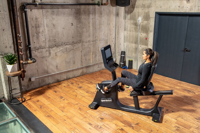 SportsArt C574R-13″ Elite Recumbent Cycle with 13″ Touchscreen
