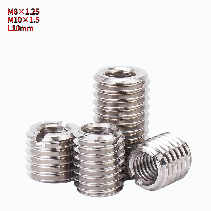 Stainless Steel Inner And Outer Tooth Nuts With Straight Grooves