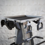 Accessory Rack - Muscle D Fitness - Sturdy Cable Attachment Storage (Rack Only)