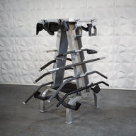 Accessory Rack - Muscle D Fitness - Sturdy Cable Attachment Storage (Rack Only)