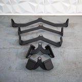 Functional Grip Cable Attachment Kit - Black - Ergonomic Grip - Muscle D Fitness