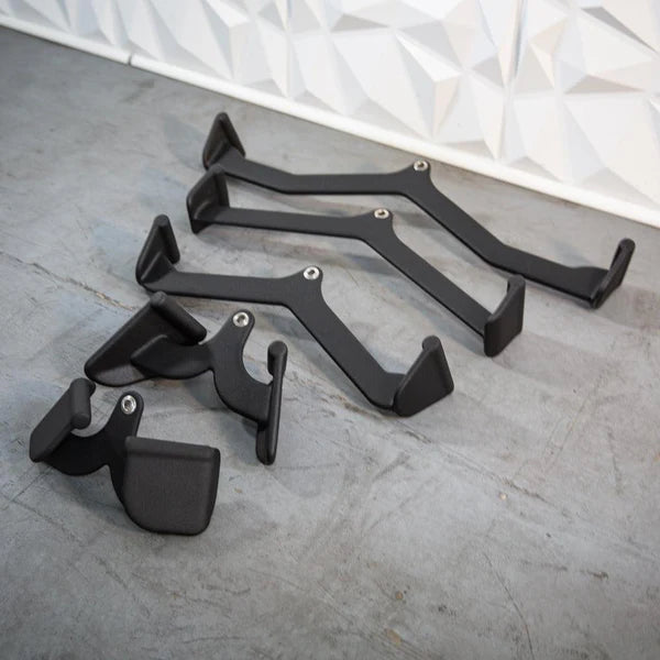 Functional Grip Cable Attachment Kit - Black - Ergonomic Grip - Muscle D Fitness