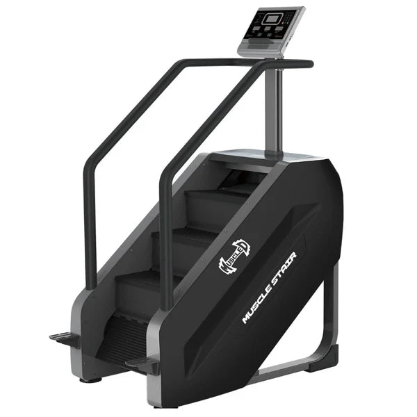 Commercial Stair Climber - Stepmill - LED Screen - Muscle D Fitness - Durable - Black