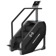 Commercial Stair Climber - Stepmill - LED Screen - Muscle D Fitness - Durable - Black
